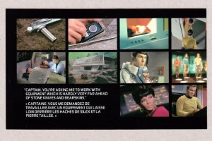 STAR TREK 50th. = DOUBLE SIDE Souvenir Sheet from PRESTIGE booklet Canada 2016