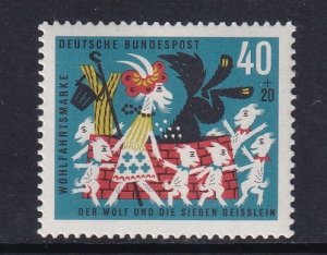 Germany  #B395   MNH  1963  fairy tails 40pf