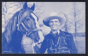 GENE AUTRY (CHAMP) CHAMPION his horse TV Movie Actor Mutoscope Arcade Card (c)