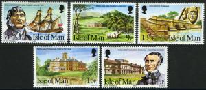 Isle of Man 177-181,MNH.Kermode Family:First Manx Pioneers,Tasmania.Bridge,1980