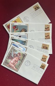 US Scott 2948,2949,2957-2960 Colorano Silk 6 FDCs Must Have