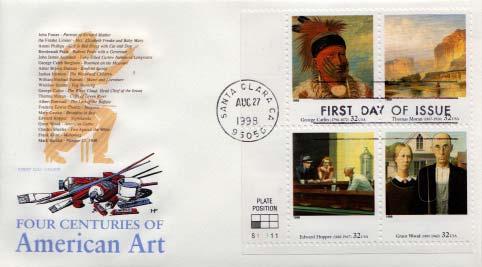 United States, First Day Cover, Art