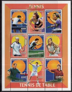 Senegal 1368 Tennis Souvenir Sheet MNH VF