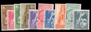 Italy #367-376 Cat$166.25, 1937 Child Welfare, complete set, never hinged