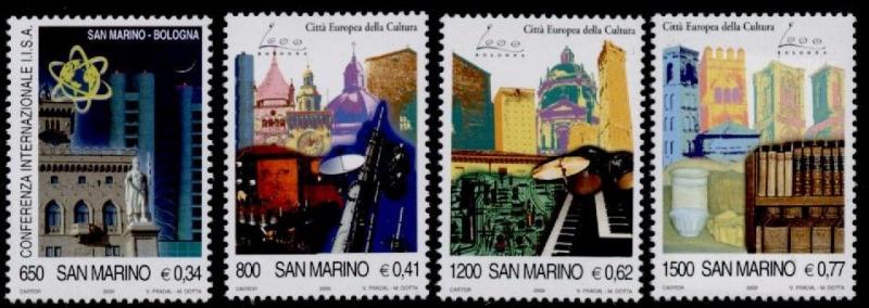 San Marino 1473-6 MNH Bologna, Architecture