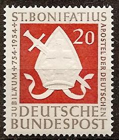 Germany  724 MNH 1954 Saint Boniface Martyrdom Anniv.