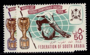 SOUTH ARABIAN FEDERATION QEII SG23-24, 1966 world cup set, NH MINT.