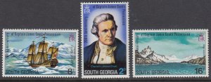 South Georgia 41-3 Captain Cook mnh