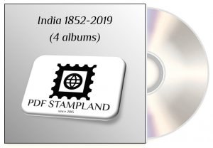 India 1852-2019 (4 albums) PDF (DIGITAL)  STAMP ALBUM PAGES