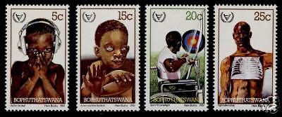 Bophuthatswana 68-71 MNH INT'L YEAR FOR THE DISABLED
