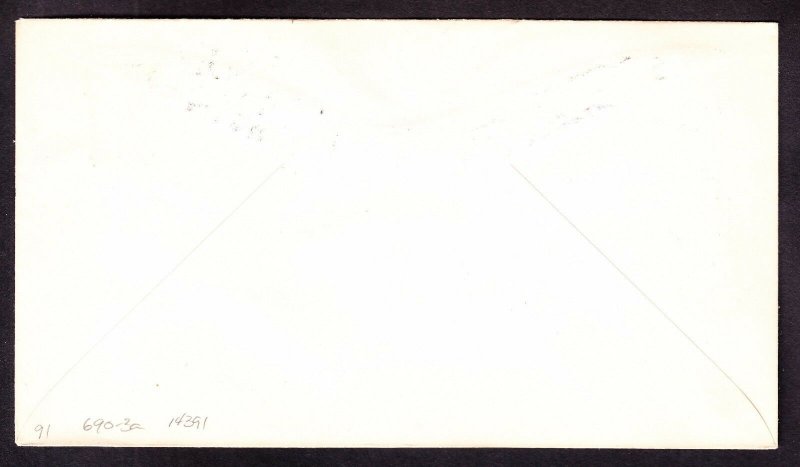 US 690 on Roessler First Day Cover (001)