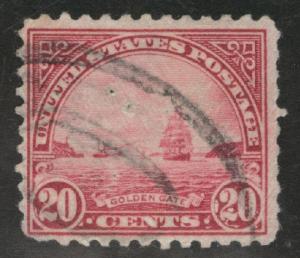USA Scott 567 Used perf 11 Golden Gate stamp
