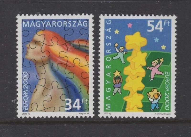 Hungary  #3699-700  (2000 Europa set) VFMNH CV $6.50