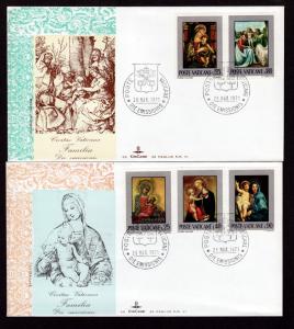 Vatican Two 1971 # 504-508 FDC!