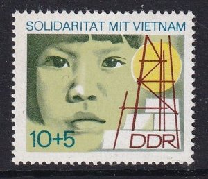 German Democratic Republic DDR  #B173 MNH 1973 North Viet nam . child