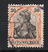  Germany - 1905 Germania 30pf - Wmk. Lozenges  (2916)