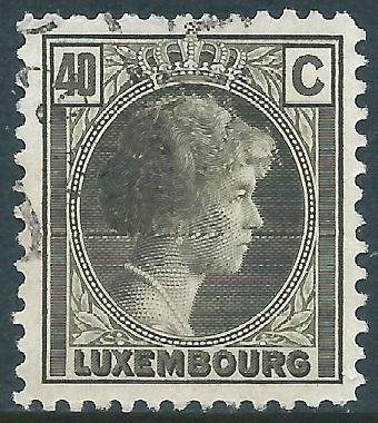 Luxembourg, Sc #169, 40c Used