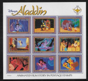 Guyana 2758-2760 Disney Aladdin mini-sheet MNH c.v. $21.00 (fr)