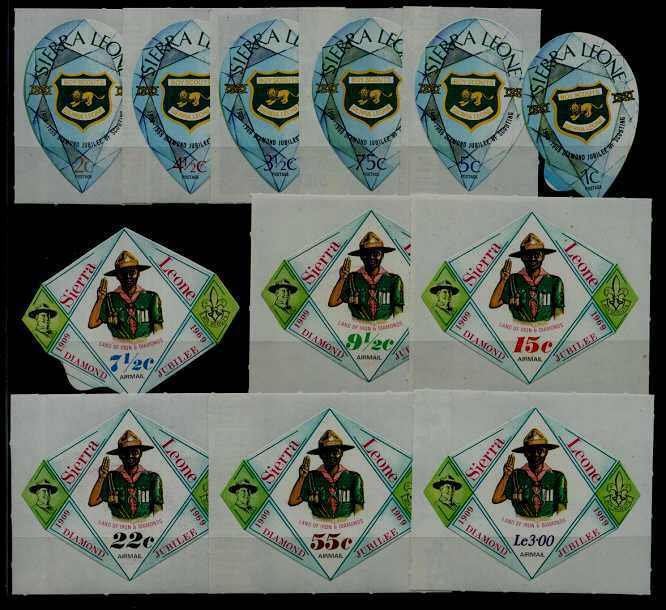 Sierra Leone 382-87/C100-05 MNH Scouts SCV82.40