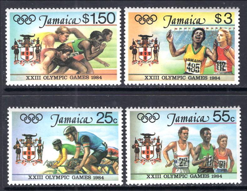 Jamaica 577-580 Summer Olympics MNH VF