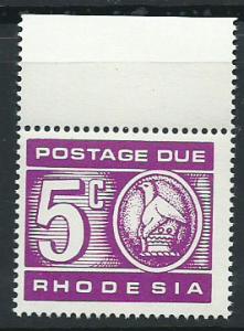 Rhodesia SG D20  MUH   Postage Due Margin Copy