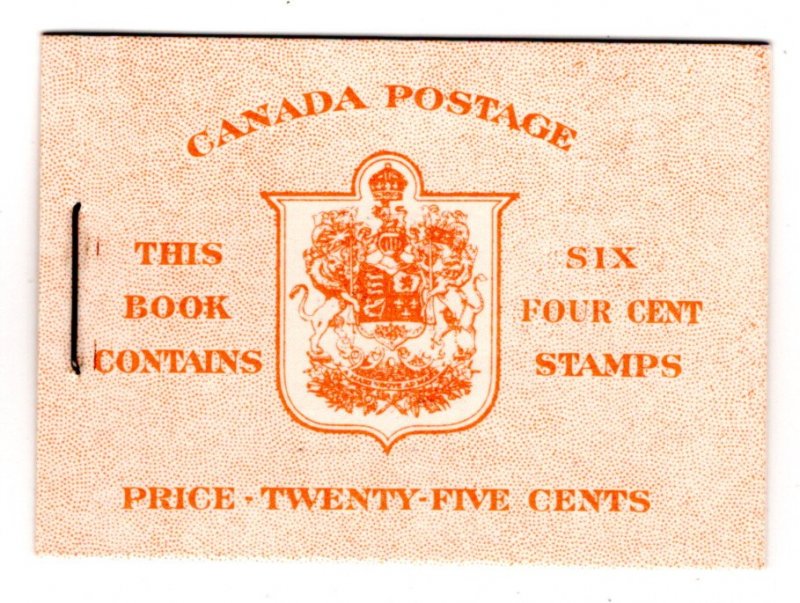 BK45 (English), Queen Elizabeth, Karth Issue, 1953, Canada, pane of 6, 328b