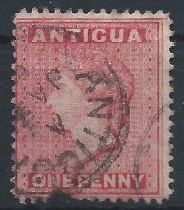 Antigua 1884 - 1c wmk Crown CA - SG25 used