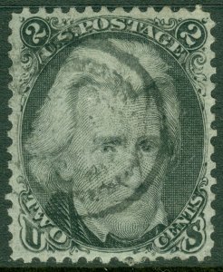 EDW1949SELL : USA 1863 Scott #73 XF, Used. Nice cancel. Rare like this. Cat $55.