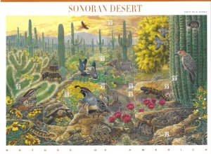 US #3293 Sonoran Desert #3293 (1999) NH Sheet of 10