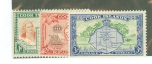 Cook Islands #132-4 Mint (NH) Single