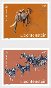 2021 Liechtenstein Prince Hans Artist (2) (Scott NA) MNH