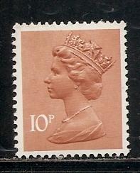 Great Britain MH70 s.g. x886 10p Machin MNH