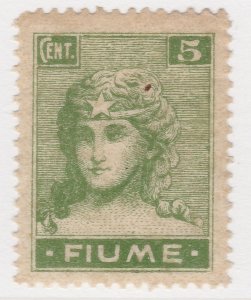 Fiume 1919 5c Very Fine MNH** Stamp A21P11F4947