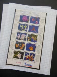 COSTA RICA : 5 Modern Souvenir Sheets. Very Fine, Mint Never Hinged.