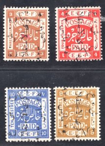 MOMEN: TRANSJORDAN JORDAN 1923 DOWNWARDS/UPWARDS MINT OG H £393 LOT #65303