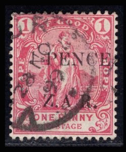 MOMEN: VRYBURG BOER OCCUP. SG # 2 1899 USED £130 LOT #69066*