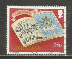 Gibraltar   #602  Used  (1991)  c.v. $1.50