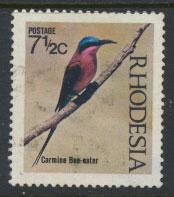 Rhodesia   SG 462  SC# 307   Used  Birds Bee Eater   see details 