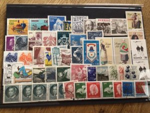 Sweden mounted mint or used stamps  A12389