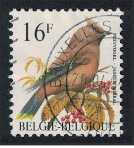 Belgium Bohemian waxwing Bird Buzin 'Jaseur Boreal' 16f 1994 Canc SC#1447