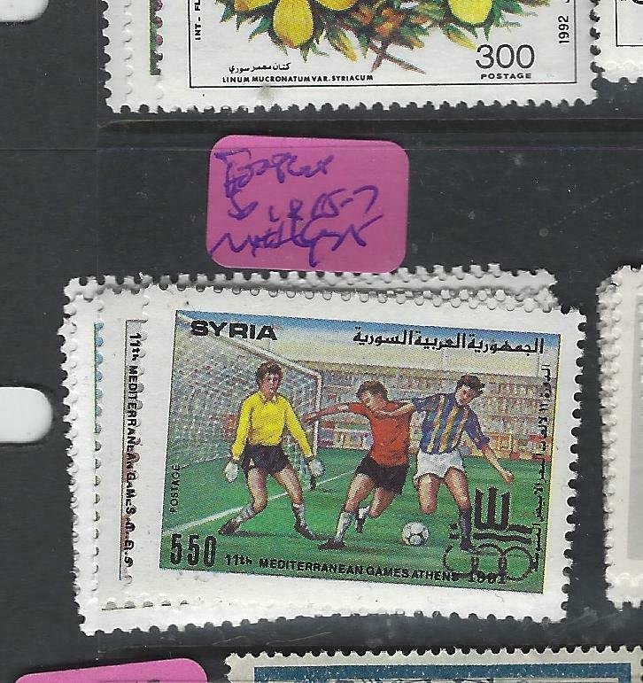 SYRIA   (PP0202B)     FOOTBALL    SG 1865-7         MNH