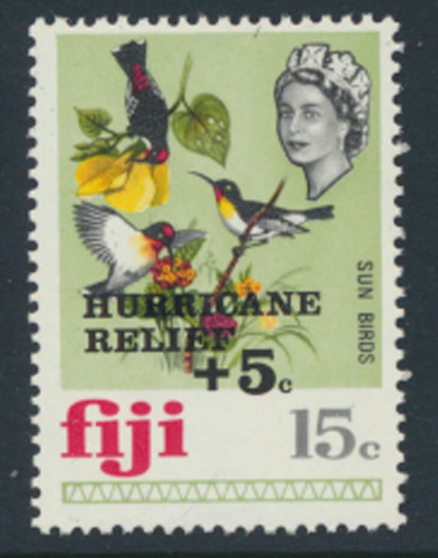Fiji  SG476  SC# B5  MNH  Hurricane Relief see scans and detail