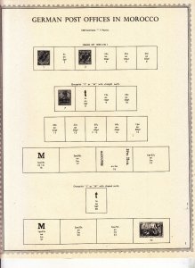 Germany - German Colonies - 21 Minkus pages 