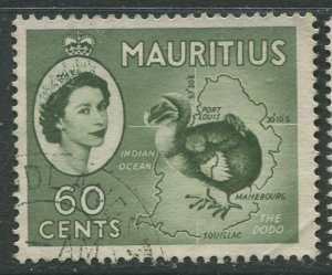 STAMP STATION PERTH Mauritius #261 QEII Definitive Issue FU 1953-1954