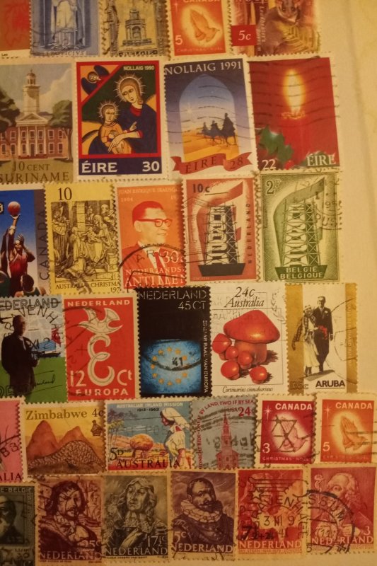 Ww used stamps 125+ lot #2