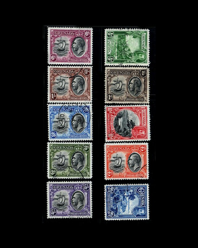 VINTAGE:GRENADA 1934 USD,BH,LH SCOTT # 1114-123 $ 98.15 LOT # VSAGREN1934S