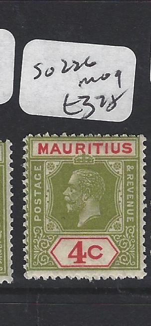 MAURITIUS (P1905B)  KGV 4 C SG  226   MOG