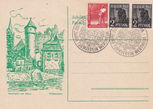 allied occupation germany  postcard 1947  ref 13358