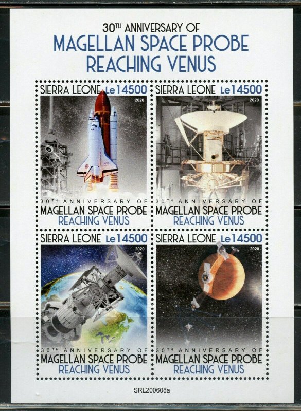 SIERRA LEONE 2020 30th ANN OF THE MAGELLAN SPACE PROBE REACHES VENUS SHT MINT NH