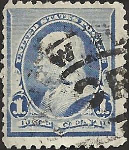 # 219 DULL BLUE USED BEN FRANKLIN SCV-0.75